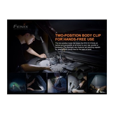 Fenix Flashlight E12 V2.0 - 160 lumens Fenix Flashlight E12 V2.0 - 160 lumens