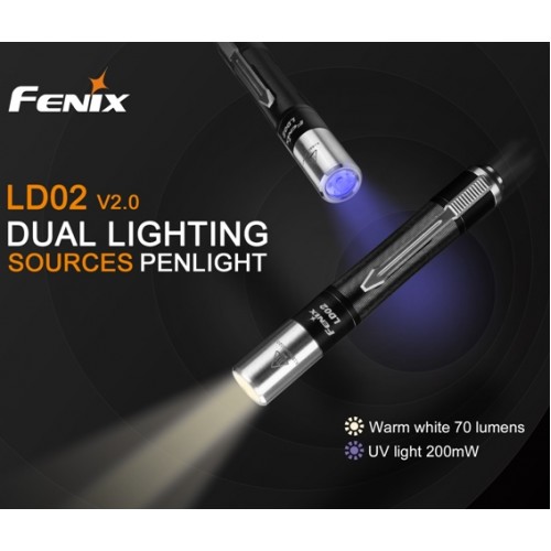 Fenix Linterna LD02 V2.0 70 Lumens