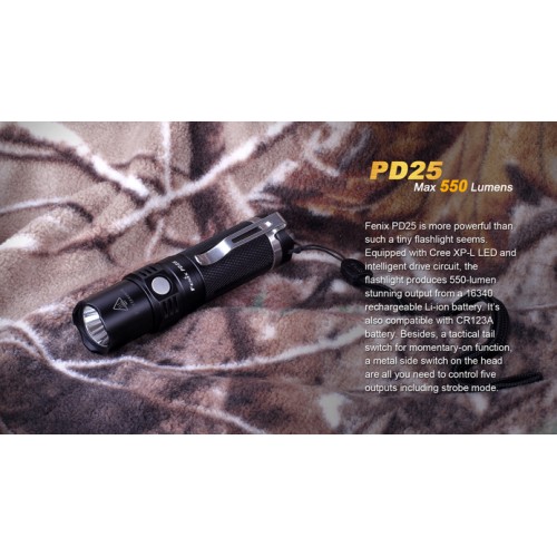 Fenix Flashlight PD25 550 lumens