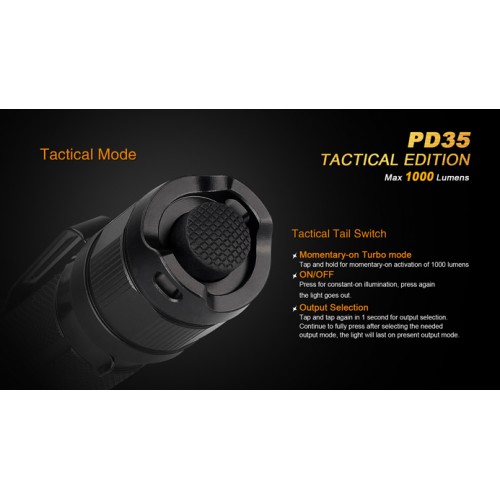 Fenix Linterna PD35R 1000 lumens