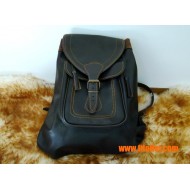 Mochila Zurrón cuero marrón