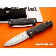 J&V Cda Bushcraft Plegable Micarta Negra 1294-M1 J&V Cda Bushcraft Plegable Micarta Negra 1294-M1