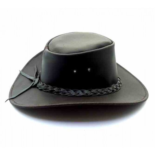 Leather Cowboy Hat