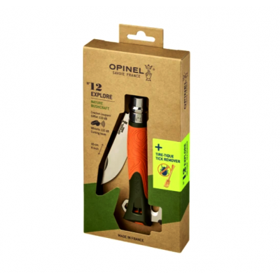 Opinel Inox 12 Explore Naranja 002454