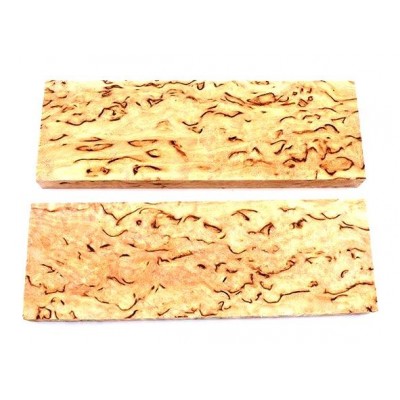 Curly Birch 120x40x6 mm. 6510 Curly Birch 120x40x6 mm. 6510
