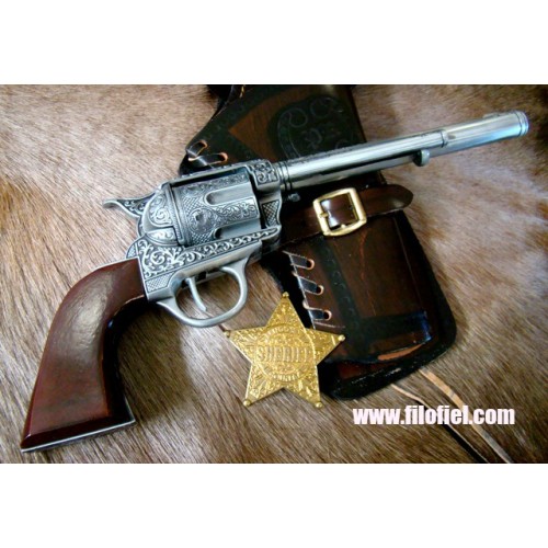 Revolver 10204 Colt 45 Peacemaker Grabado Revolver 10204 Colt 45 Peacemaker Grabado