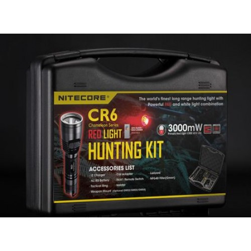 Nitecore Linterna CR6 Night Hunting Kit nccr6hunt