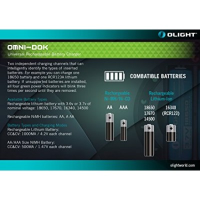 Olight Omni-Dok Cargador Baterias ol0003 Olight Omni-Dok Cargador Baterias ol0003