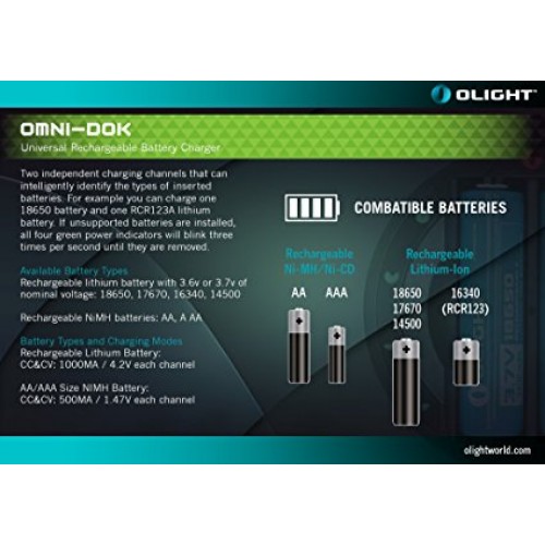 Olight Omni-Dok Cargador Baterias ol0003