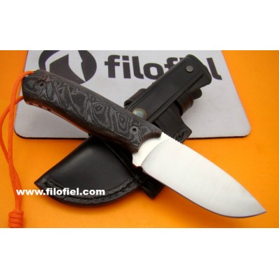 J&V Cda Chacal Bushcraft Micarta Negra 1380-M1 J&V Cda Chacal Bushcraft Micarta Negra 1380-M1