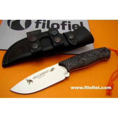 J&V Cda Chacal Bushcraft Micarta Negra 1380-M1 J&V Cda Chacal Bushcraft Micarta Negra 1380-M1