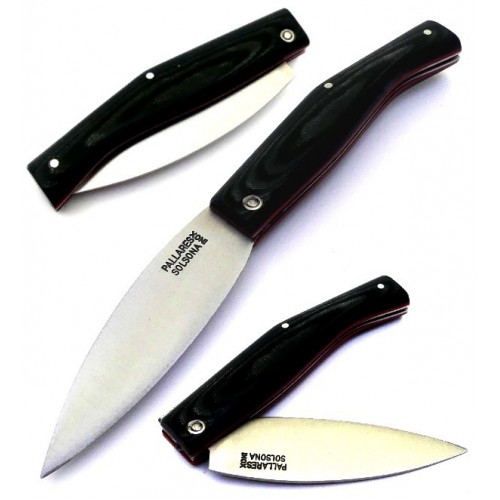 Pallares Busa Micarta Negra nº 0 Inox