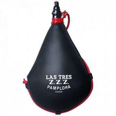 Las Tres Z.Z.Z. Bota Vino Recta 1 1/2 L. Negra Las Tres Z.Z.Z. Bota Vino Recta 1 1/2 L. Negra