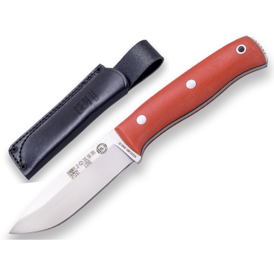 Joker BS9 Lynx Micarta Naranja Cuero cn111