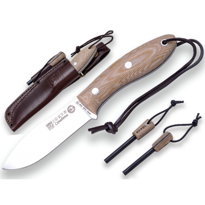 Joker BS9 Canadiense Micarta Beige + Firesteel cm114-p Joker BS9 Canadiense Micarta Beige + Firesteel cm114-p
