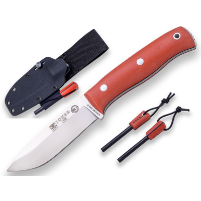 Joker BS9 Lynx Micarta Naranja Kydex + Firesteel cn111-f Joker BS9 Lynx Micarta Naranja Kydex + Firesteel cn111-f