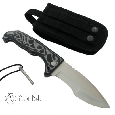 J&V Cda Raptor XL Gris Micarta J&V Cda Raptor XL Gris Micarta