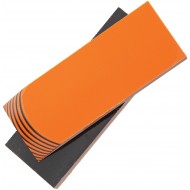 Placas G-10 Naranja/Negro rr1879 2 unidades Placas G-10 Naranja/Negro rr1879 2 unidades