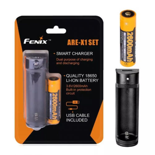 Fenix Charger Are-x1 + Bateria 2600 Fenix Charger Are-x1 + Bateria 2600