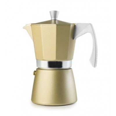 Ibili Cafetera EVVA 6 tazas dorada 623906 Ibili Cafetera EVVA 6 tazas dorada 623906