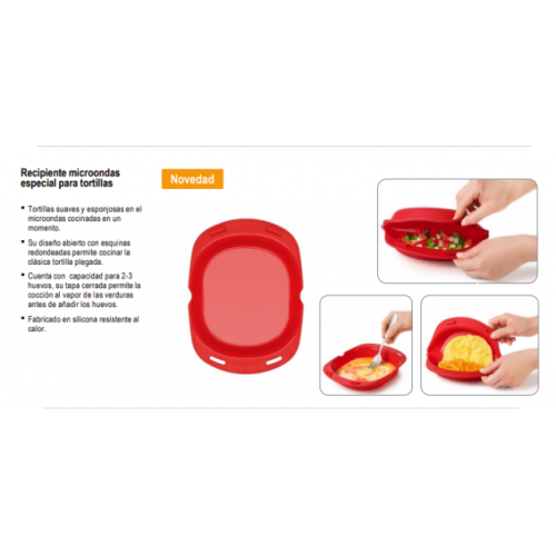 Oxo Preparador Tortilla Microondas 111856M Oxo Preparador Tortilla Microondas 111856M