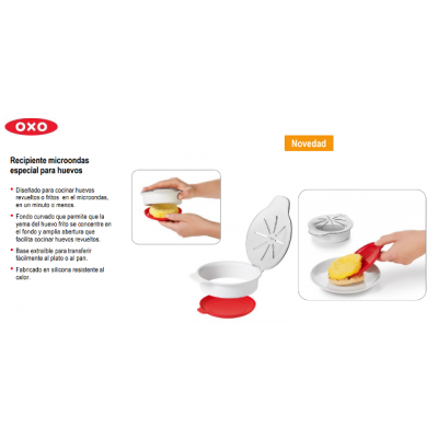 Oxo Preparador Huevo Microondas 11185500M