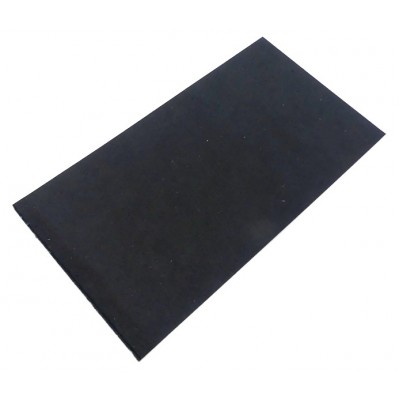 Fibra Vulcanizada 250x125x0,8 mm. Negra 8011 Fibra Vulcanizada 250x125x0,8 mm. Negra 8011