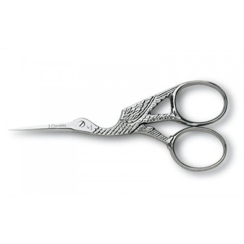 3 Claveles Scissors Embroider Stork 00061
