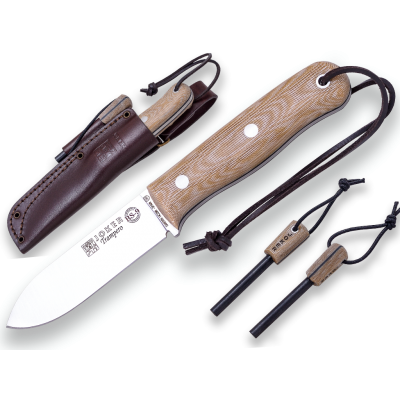 Joker BS9 Trampero Micarta Beige + Firesteel cm113p Joker BS9 Trampero Micarta Beige + Firesteel cm113p