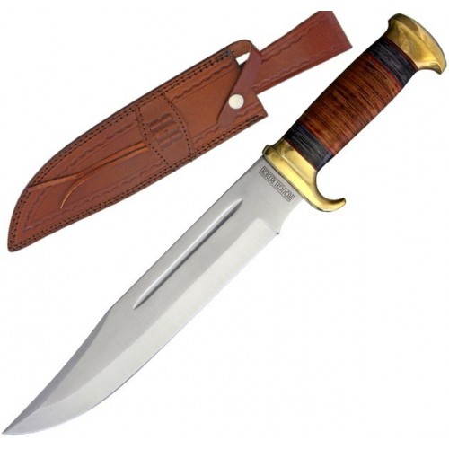 Rough Rider Stacked Leather Bowie rr2006