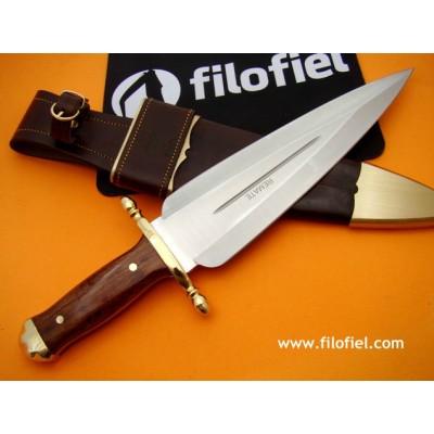 Muela Covarsi Remate F/L Brass & Leather Sheath Muela Covarsi Remate F/L Brass & Leather Sheath