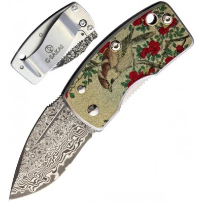 G. Sakai Money Clip Szanqua Damasco gs11610 G. Sakai Money Clip Szanqua Damasco gs11610