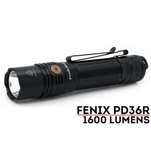 Fenix Linterna PD36R 1600 lumens