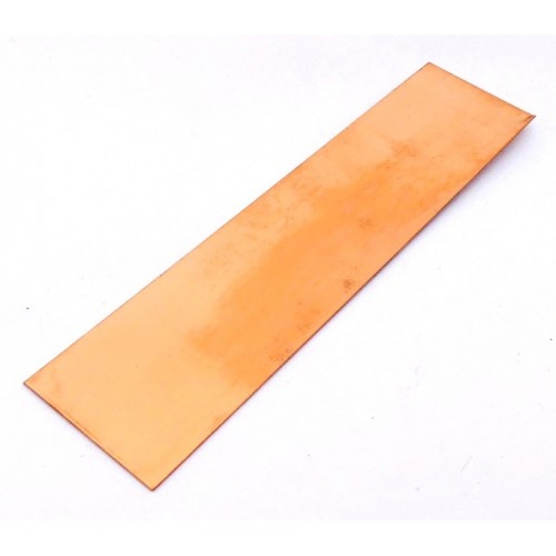 Plancha Cobre 4225 200x50x1 mm. Plancha Cobre 4225 200x50x1 mm.
