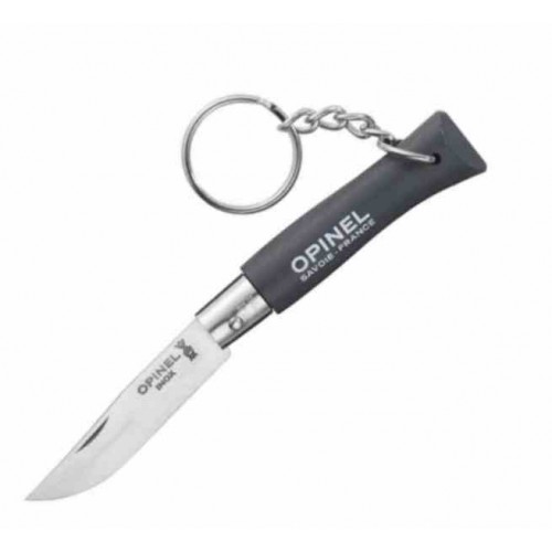 Opinel Inox nº 4 Gris + llavero Opinel Inox nº 4 Gris + llavero