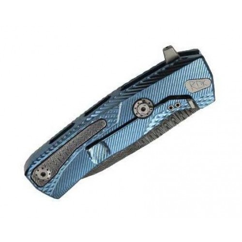 Lionsteel Rok Damascus Blue dd bl