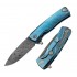 Lionsteel Rok Damascus Blue dd bl