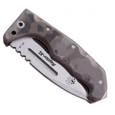 J&V Cda Raptor XL Camo Desert Micarta