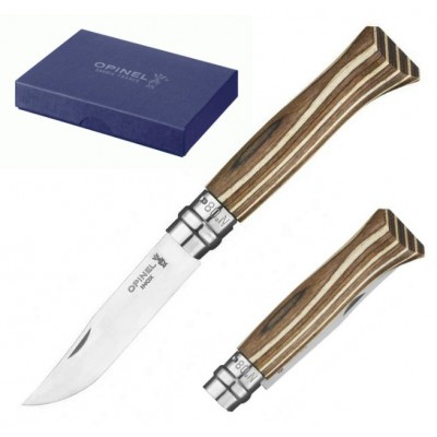 Opinel Inox nº 8 Laminated Brown 002388 Opinel Inox nº 8 Laminated Brown 002388