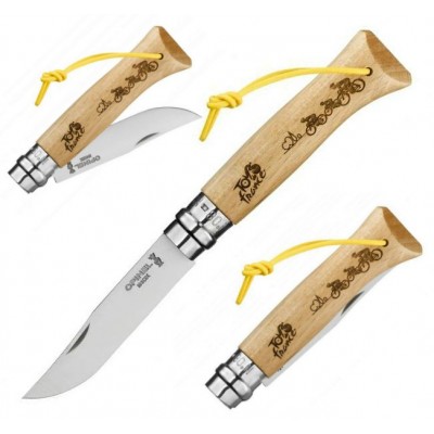 Opinel Inox nº 8 Tour Francia Laser 002396 Opinel Inox nº 8 Tour Francia Laser 002396