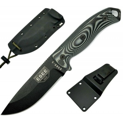 Esee Model 5 Black 3D es5pb002 Esee Model 5 Black 3D es5pb002