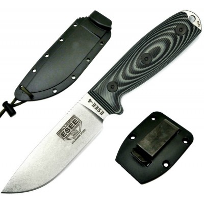Esee Model 4 SS Black 3D es4pss002 Esee Model 4 SS Black 3D es4pss002