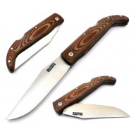 Pallares Ripolles Pedraforca Micarta Marron Inox Pallares Ripolles Pedraforca Micarta Marron Inox