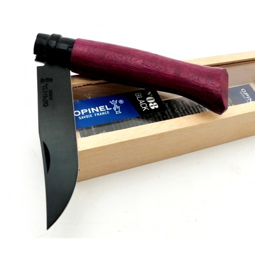 Opinel Stainless nº 8 Black Edition Amaranth 002325