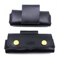 Quercur Leather Sheath Horizontal Black