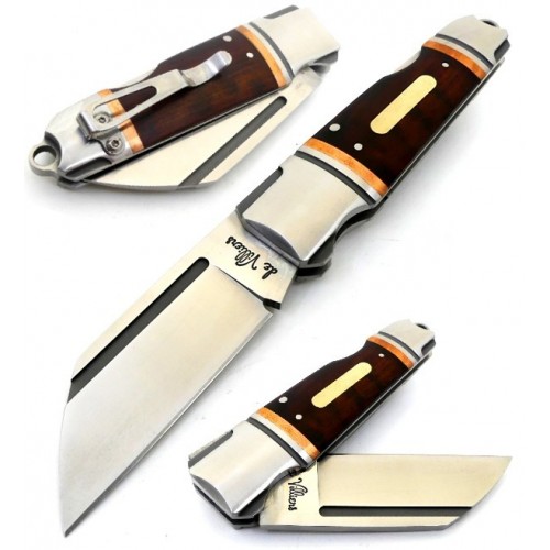 Andre de Villiers Pocket Butcher Snake Wood Clip