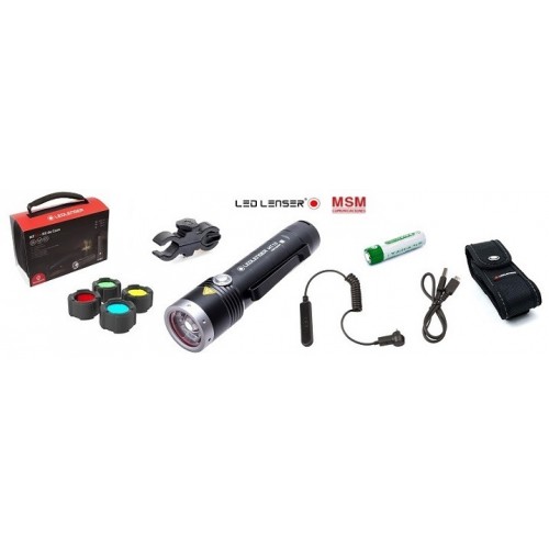 Led Lenser MT14 Flashlight + Hunting Kit 1000 lumens