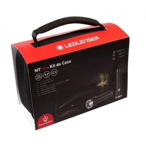 Led Lenser MT14 Linterna + Kit Caza 1000 lumens