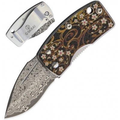 G. Sakai Money Clip Floral Damasco gs11609 G. Sakai Money Clip Floral Damasco gs11609