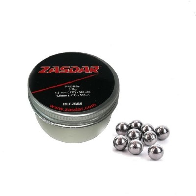 Zasdar Munición Esférica Acero bbs 4.5 Zasdar Munición Esférica Acero bbs 4.5
